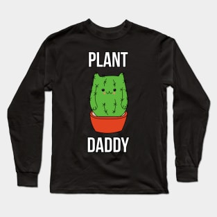 Kawaii Cactus Kitty Cat Plant Daddy Succulent Cacti Long Sleeve T-Shirt